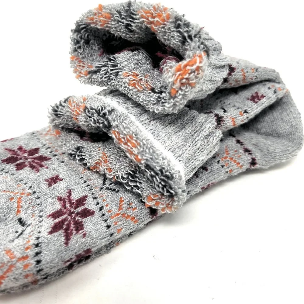Women's Lamb Wool Crew Socks, Thermal Warm Winter Boot Sock, 3 Pairs - Picture 2 of 3